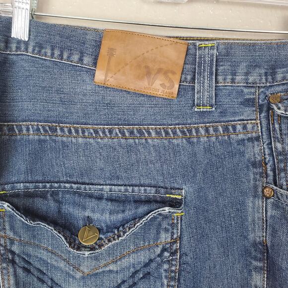 Vigoss USA Straight Leg Plus Size Women's Blue Jeans 44/33 - Picture 7 of 9